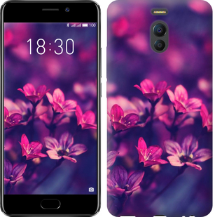 

Чехол Пурпурные цветы для Meizu M6 Note 522053