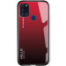 TPU+Glass чехол Gradient HELLO для Samsung Galaxy A21s (Красный)