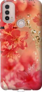 

Чехол Розовые цветы для Motorola E40 1444223