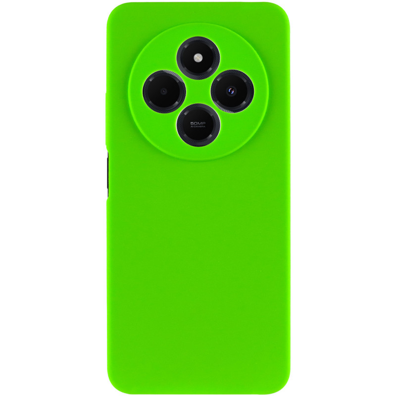 Фото Чохол Silicone Cover Lakshmi Full Camera (AA) на Xiaomi Redmi 14C / Poco C75 (Салатовий / Neon Green) на vchehle.ua