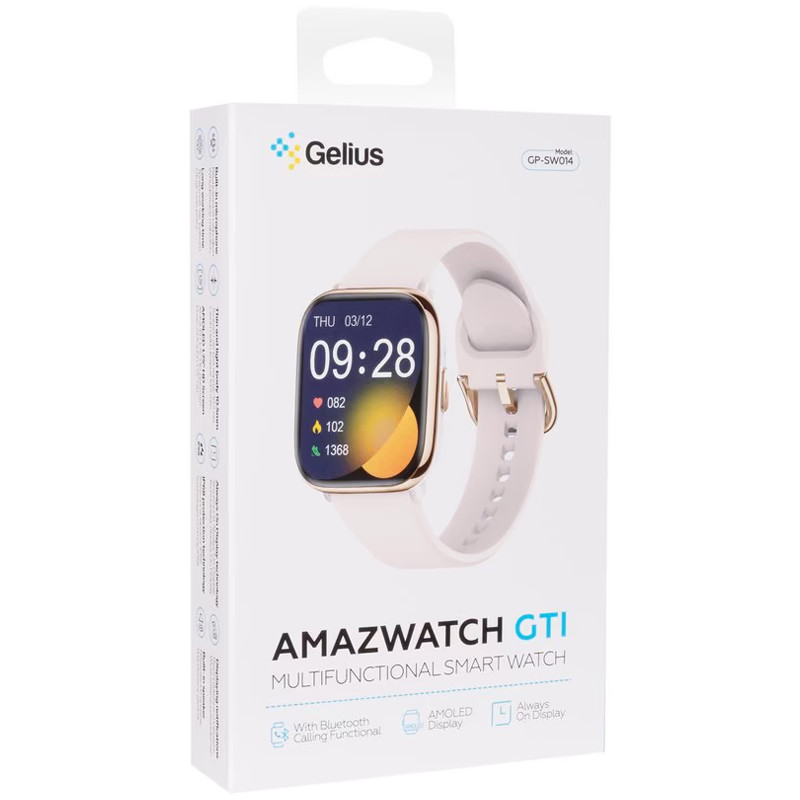 Замовити Смарт-годинник Gelius Pro GP-SW014 (Amazwatch GTi) (Gold Rose) на vchehle.ua