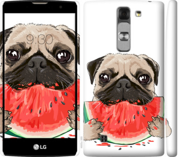 

Чехол Мопс и арбуз для LG G4c H522y 843624
