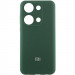Чехол Silicone Cover Lakshmi Full Camera (AA) with logo для Xiaomi Poco X6 Pro (Зеленый / Dark green)