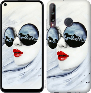 

Чехол Девушка акварелью для Huawei Y7p 933359