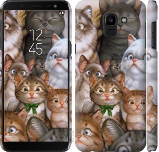 

Чехол коты для Samsung Galaxy J6 2018 757649