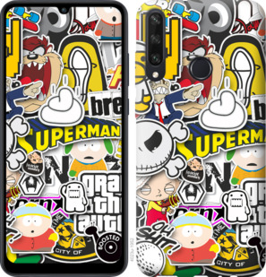 

Чехол Popular logos для Huawei Y6p 935859