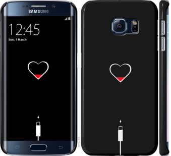 Чехол Подзарядка сердца для Samsung Galaxy S6 Edge G925F