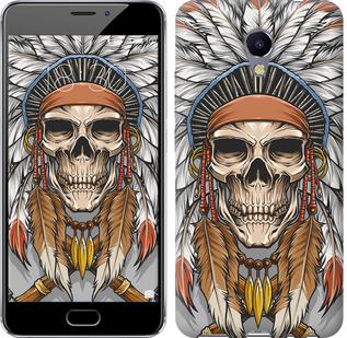 

Чехол Череп индейца для Meizu M5 Note 641180