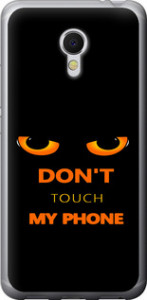 Чехол Don't touch the phone для Meizu MX6