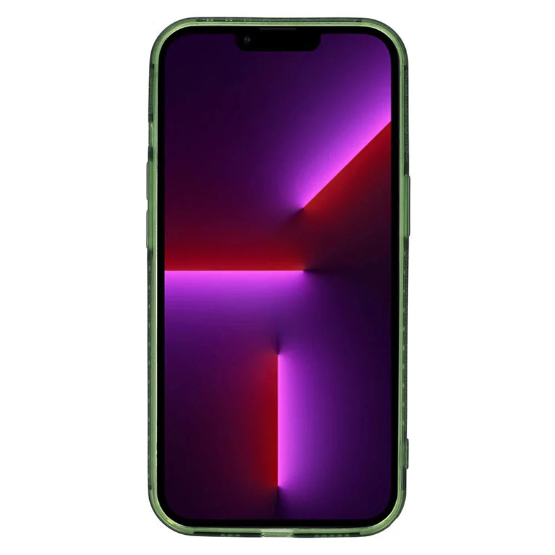 Фото Чохол TPU Starfall Clear на Apple iPhone 13 Pro Max (6.7") (Зелений) в маназині vchehle.ua