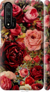 Чехол Цветущие розы для Huawei Nova 5T