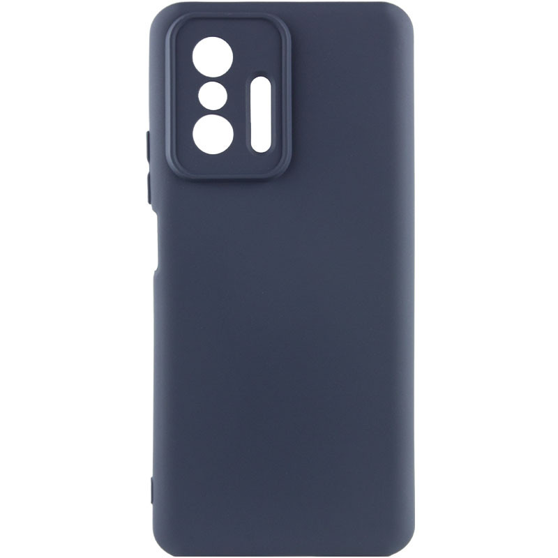 Чехол Silicone Cover Lakshmi Full Camera (AA) для Xiaomi 11T / 11T Pro (Синий / Midnight Blue)