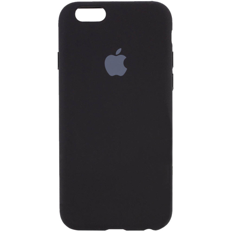 Чохол Silicone Case Full Protective (AA) на Apple iPhone 6/6s (4.7") (Чорний / Black)