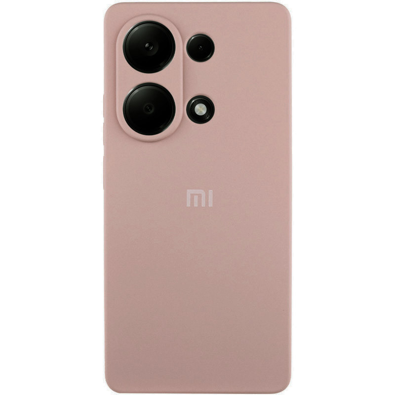 Чохол Silicone Cover Full Camera (AA) на Xiaomi Redmi Note 13 Pro 4G / Poco M6 Pro 4G (Рожевий / Pink Sand)