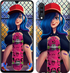 

Чехол Прикольная девочка со скейтбордом для Samsung Galaxy A90 5G 894883