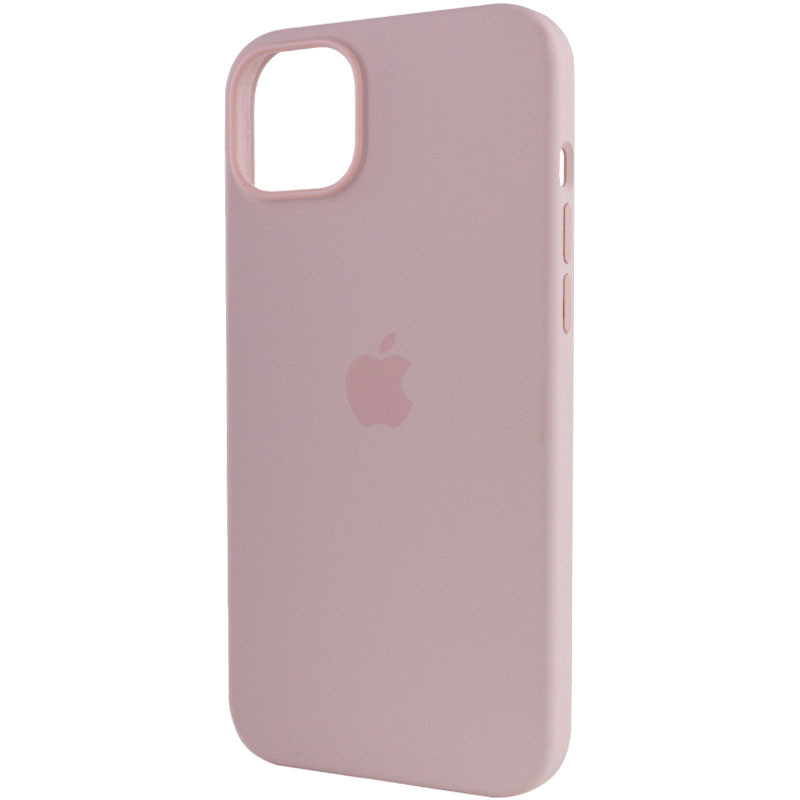 Заказать Чехол Silicone case (AAA) full with Magnetic Safe для Apple iPhone 14 Pro Max (6.7") (Розовый / Chalk Pink) на vchehle.ua