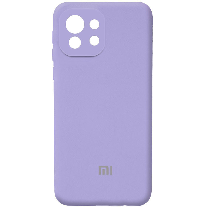 

Чохол Silicone Cover Full Camera (AA) Xiaomi Mi 11 Lite (Бузковий / Dasheen) 1173205