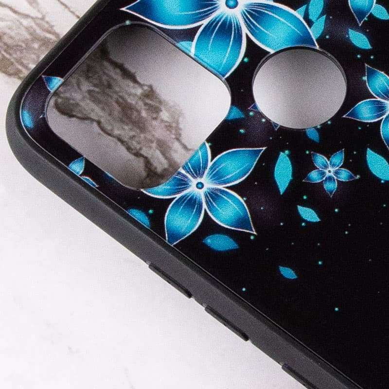 TPU+Glass чохол Diversity на Xiaomi Redmi 9C (Bloom) в магазині vchehle.ua