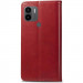 Фото Шкіряний чохол-книжка GETMAN Gallant (PU) для Xiaomi Redmi A1+ / Poco C50 / A2+ (Червоний) в маназині vchehle.ua