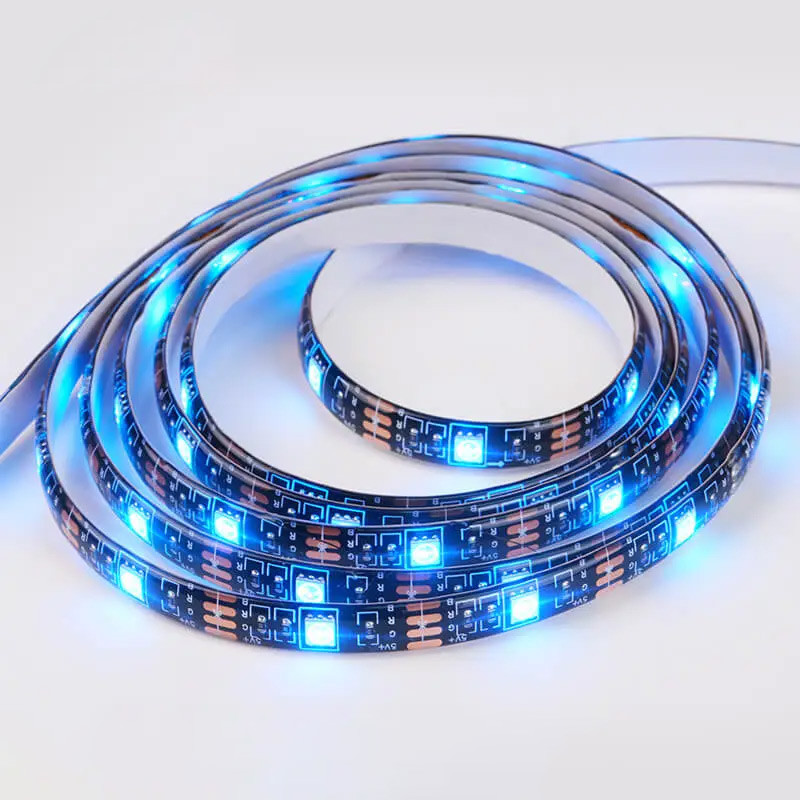 Фото Світлодіодна LED стрічка Hoco DL30 + remote control (4m) (Black) в маназині vchehle.ua