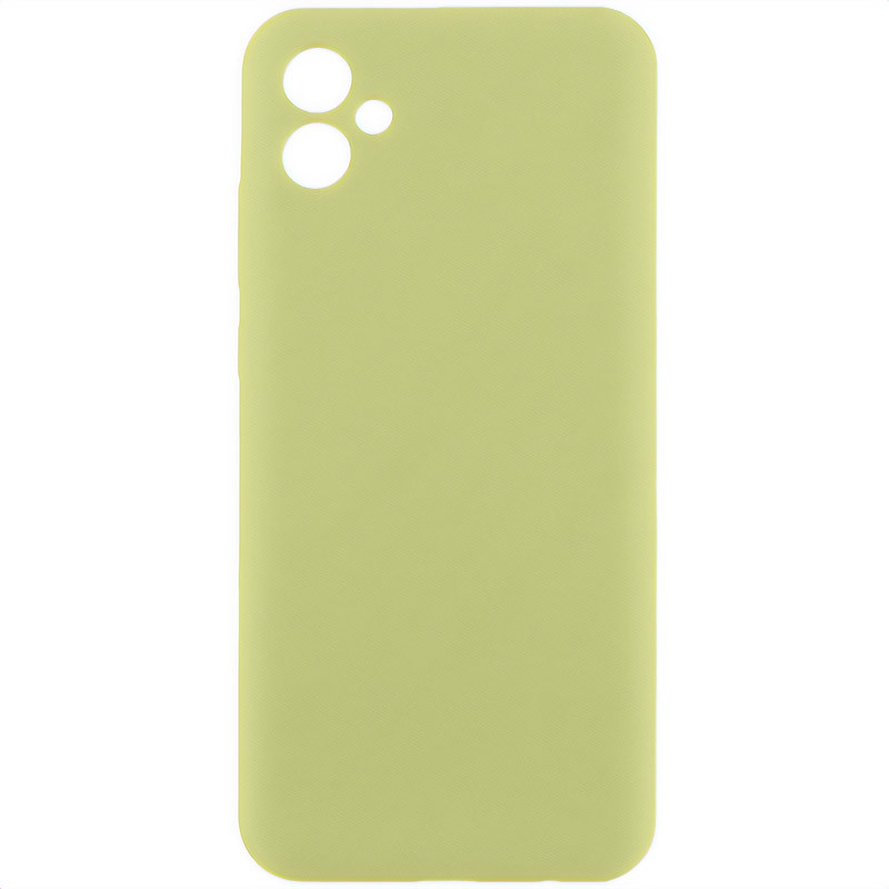 Чехол Silicone Cover Lakshmi Full Camera (AA) для Samsung Galaxy A06 (Желтый / Mellow Yellow)