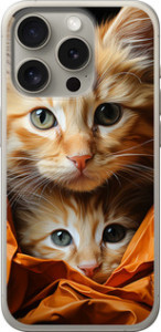 Чехол Котики 2 для iPhone 15 Pro