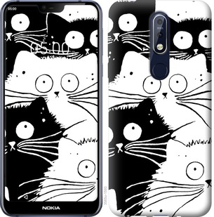 

Чехол Коты v2 для Nokia 7.1 688013