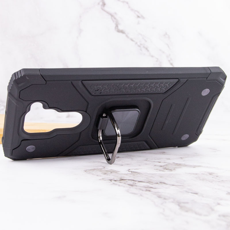 

Ударопрочный чехол Union Ring for Magnet для Xiaomi Redmi Note 9 / Redmi 10X (Черный) 1200711