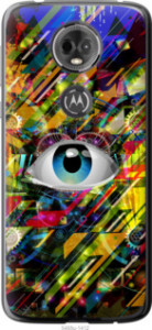 Чехол Абстрактный глаз для Motorola Moto E5 Plus