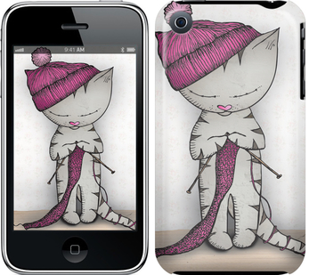 

Чехол Кошка рукодельница для iPhone 3Gs 584060