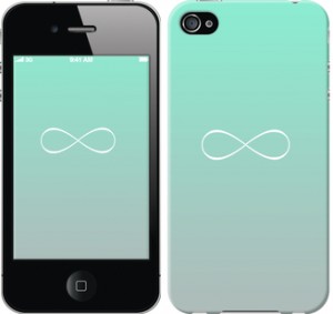 Чехол Знак бесконечности для iPhone 4