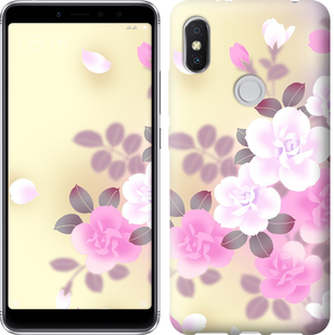 

Чехол Японские цветы для Xiaomi Redmi S2 653591