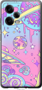 Чехол Розовая галактика для Xiaomi Redmi Note 12 Pro 5G