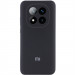 Чехол Silicone Cover Full Camera (AA) для Xiaomi Redmi Note 14 Pro 4G (Черный / Black)