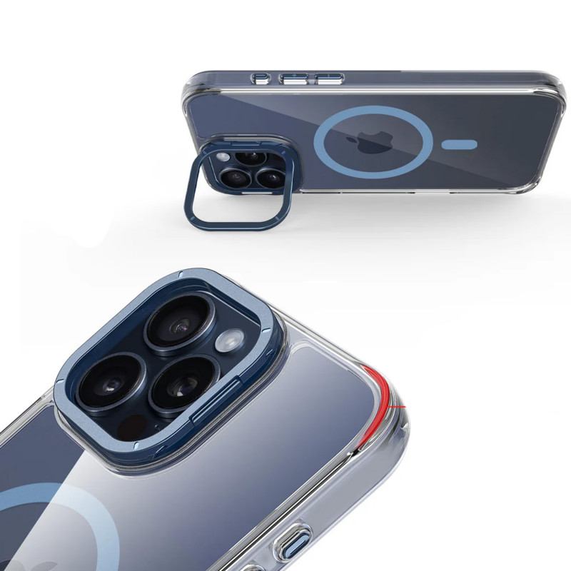 Чехол TPU Space Case Apex with Magnetic Safe для Apple iPhone 15 Pro (6.1") (Navy Blue) в магазине vchehle.ua