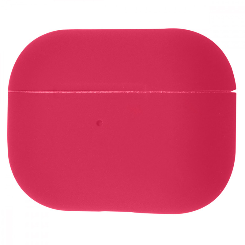 

Силиконовый футляр для наушников AirPods Pro (Червоний / Rose Red) 1132346