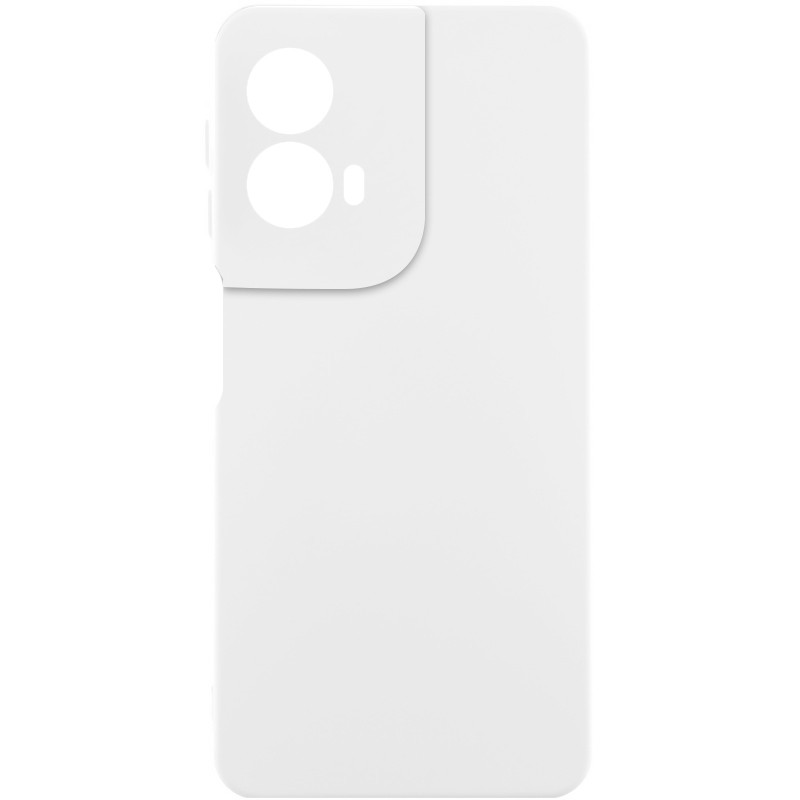 Чохол Silicone Cover Lakshmi Full Camera (AA) на Motorola Moto G85 (Білий / White)