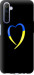 Чехол Жёлто-голубое сердце для Realme 6