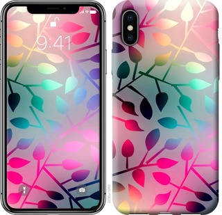 

Чехол Листья для iPhone XS (5.8") 667267