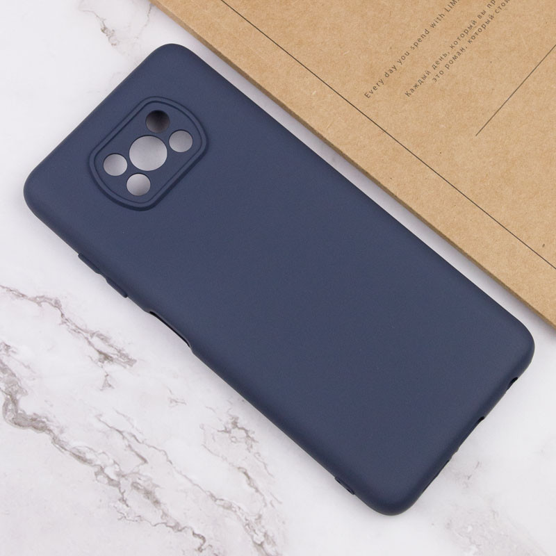 Чохол Silicone Cover Lakshmi Full Camera (A) на Xiaomi Poco X3 NFC / Poco X3 Pro (Синій / Midnight Blue) в магазині vchehle.ua