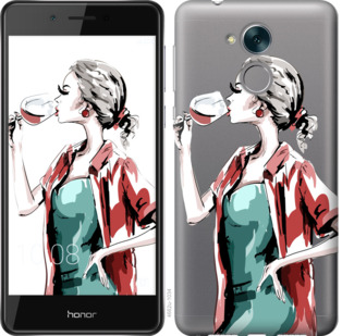 

Чохол Дівчина з келихом на Huawei Honor 6C Pro 841740