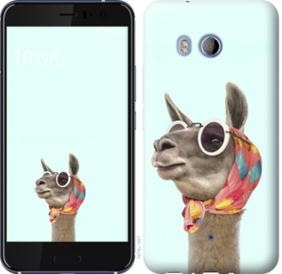

Чехол Модная лама для HTC U11 753059