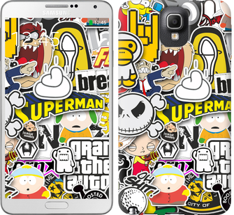 

Чохол Popular logos на Samsung Galaxy Note 3 N9000 627829