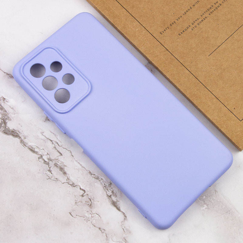 Чохол Silicone Cover Lakshmi Full Camera (AA) на Samsung Galaxy A32 5G / M32 5G (Бузковий / Dasheen) в магазині vchehle.ua