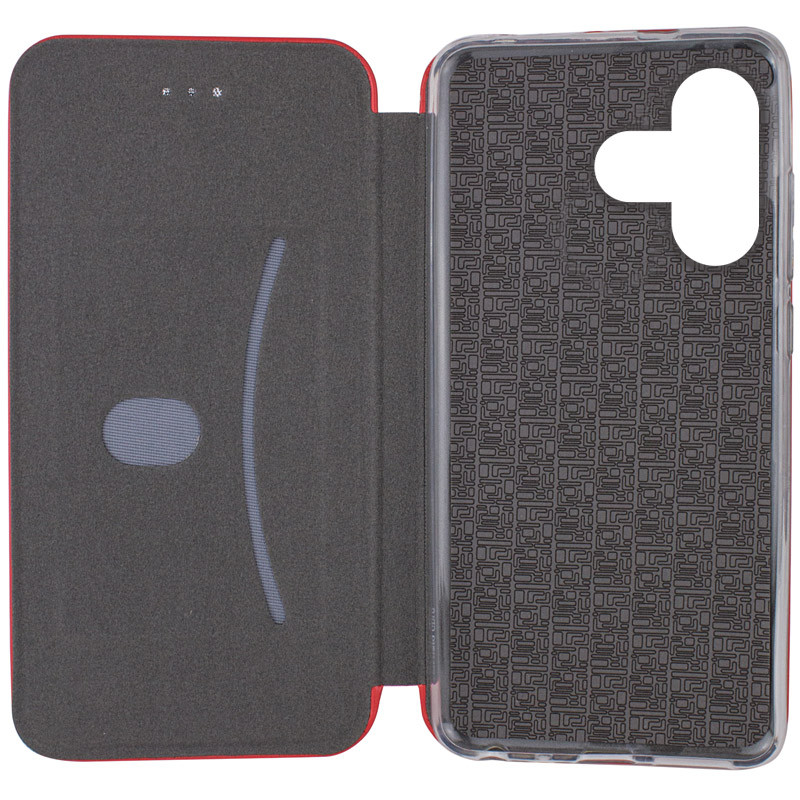 Фото Шкіряний чохол-книжка Classy на Xiaomi Redmi 13 4G / Poco M6 4G (Червоний) в маназині vchehle.ua