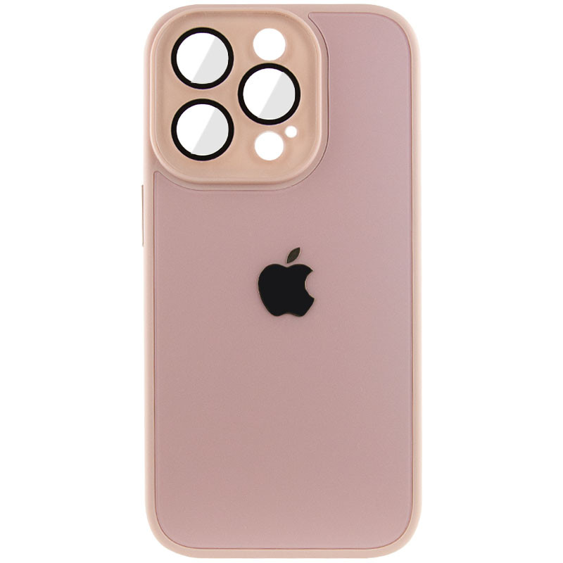 Чохол TPU+Glass Sapphire Midnight на Apple iPhone 12 Pro (6.1") (Рожевий / Pink Sand)