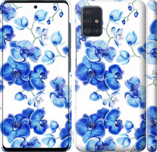 

Чехол Голубые орхидеи для Samsung Galaxy A51 2020 A515F 876296