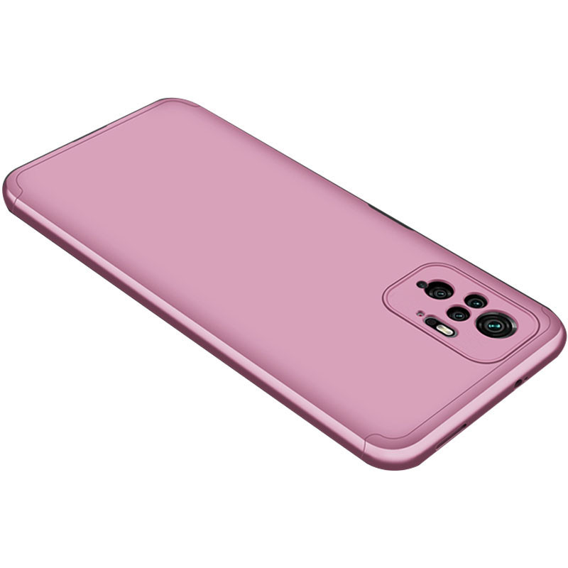 Пластикова накладка GKK LikGus 360 градусів (орр) на Xiaomi Redmi Note 10 Pro / 10 Pro Max (Рожевий / Rose Gold)