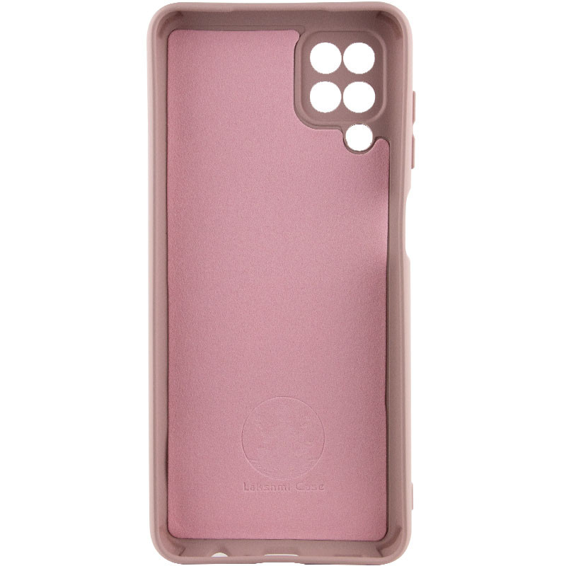 Фото Чохол Silicone Cover Lakshmi Full Camera (AA) на Samsung Galaxy A12 (Рожевий / Pink Sand) на vchehle.ua