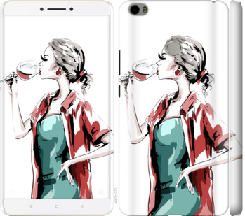 

Чехол Девушка с бокалом для Xiaomi Mi Max 841673